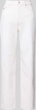 Tommy Jeans Slim Fit Jeans mit Straight Leg Modell LAYLA in Ecru, Größe 25/30