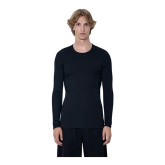 Christophe Lemaire Heren, Tops, Zwart, Maat: M Jersey