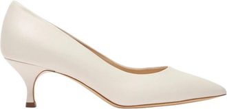 Casadei Julia Leren Pumps - Dames - Pumps - Beige - 40 EU - Leer - Schoenen