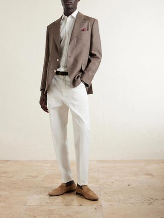 Brunello Cucinelli Linen Suit Jacket