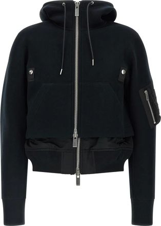 sacai Mujer, Chaquetas, Negro, Talla: M