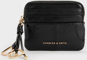 Charles & Keith Ciara Top-Zip Card Holder