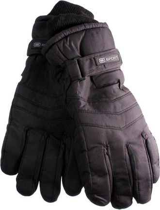 Accessoryo Large/Extra Large Mens Black 40g Thinsulate Insulation Lining Ski Padded Fashion Gloves