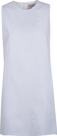 Semicouture Linen Shorts Dress
