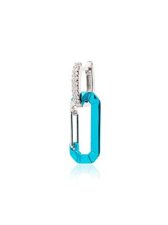 E&eacute;ra 18kt white gold Chiara diamond earring - Silver