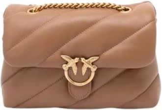 Pinko Pinko - Tassen > Schoudertassen - Dames - Schoudertassen - Bruin - ONE Size - Tassen