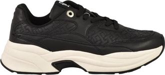 Tommy Hilfiger Black Quilted Leather Sneakers