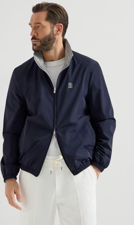 Brunello Cucinelli Reversible jacket in Navy Blue at Nordstrom, Size Xx-Large Eu