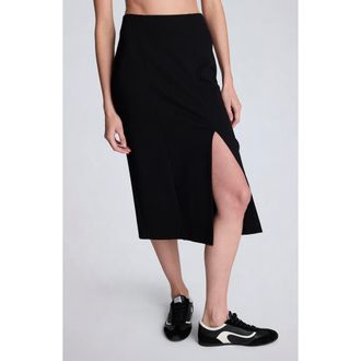 Kenneth Cole Slit Column Skirt in Black at Nordstrom, Size X-Small
