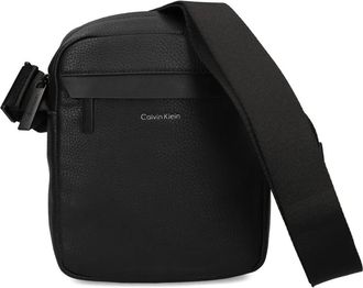 Calvin Klein Borsa a tracolla con finitura in rilievo - Nero