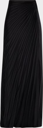 A.L.C. Bianca Pleated Maxi Skirt