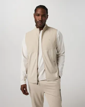 Vuori Clothing Sunday Element Vest | Limestone Heather | Medium