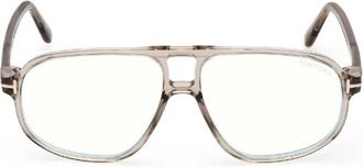 Tom Ford Demo Pilot Mens Eyeglasses FT6082-B 051 57