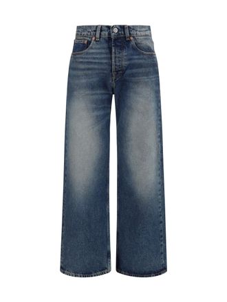 Our Legacy Organic Cotton Relaxed Fit Jeans - Blue