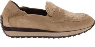 Softwaves Womens Delsie Antilope Loafer In Beige