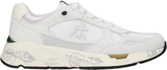Premiata Mased 7823 - Dames - Sneakers - Wit - 40 EU - Leer - Schoenen