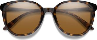 Smith Cheetah 54mm Polarized Round Sunglasses in Tortoise /Brown at Nordstrom