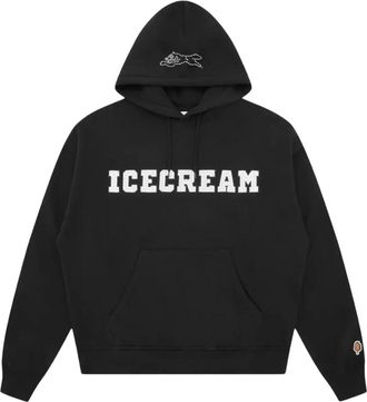 Icecream Felpa con cappuccio decorata - - Sweatshirts & Hoodies - Uomo - Nero - M