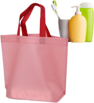 Generic Grocery Reusable Bags - Large Capacity Shopping Tote, Non-Woven Fabric Pack with Sturdy Design, Outdoor Beach Picnic Conference, Kitchen Grocery Carry