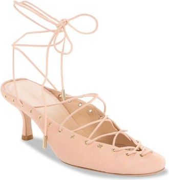 Chloé Ghille Pump in Peachy Pink at Nordstrom, Size 10.5Us