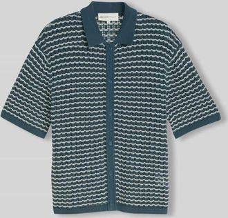 Tom Tailor Denim Regular Fit Poloshirt aus Baumwoll-Mix in Petrol, Gr&ouml;&szlig;e XXL