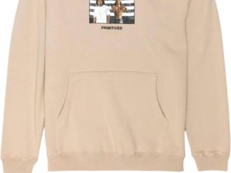 Primitive Unisex - Outkast Stripes Pullover Hoodie In Sand