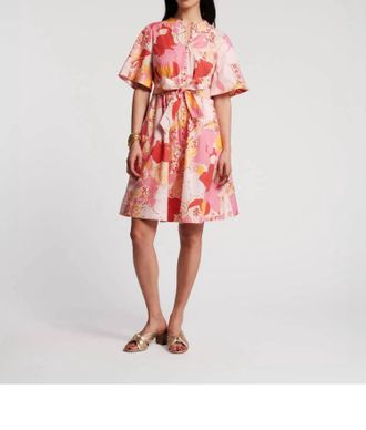 Frances Valentine Nancy Mini Dress In Pink/multi