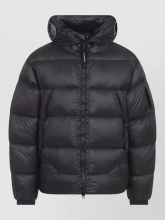 C.P. Company down hooded quilted puffer jacket