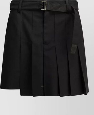 sacai pleated skirt