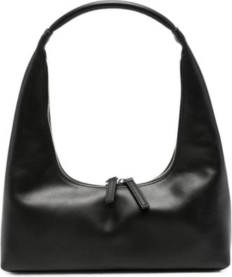 Marge Sherwood Shoulder Bag - Dames - Schoudertassen - Zwart - ONE Size - Leer - Tassen