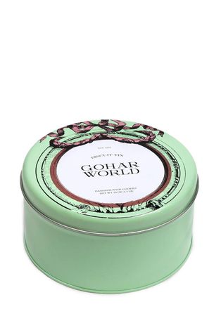 Gohar Biscuit Tin Unscented soy wax Candles