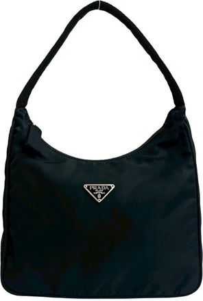 Prada Black Nylon Handbag Shoulder Bag Tote Bag (Pre-Owned)