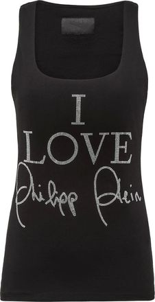 Philipp Plein Tops, Dames, Zwart, XS, Katoen, Tanktop