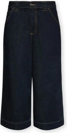 Elena Miro Straight Jeans - Dames - Cropped Jeans - Blauw - M - Denim - Jeans