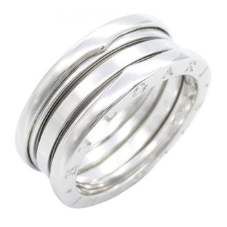 Bulgari Silver White Gold (18K) Band Ring (Pre-Owned)