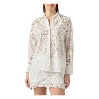 Saint Barth Shirts, female, White, Size: L Cristal Shirt