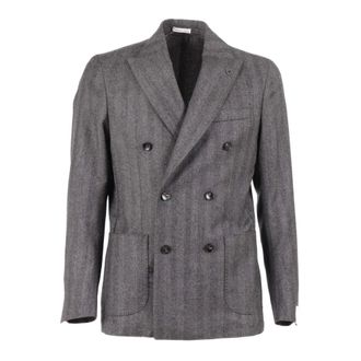 Breras Milano Hombre, Chaquetas, Gris, Talla: M