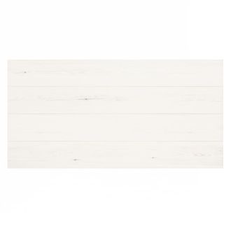 Deco Wood Cabecero de madera maciza en tono blanco de 120x60cm