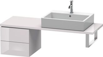 Duravit Armario Consola Bajo L-cube 420x477x400mm Blanco Lila Brillante
