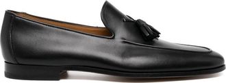 Magnanni leather tassel-detail loafers - men - Leather/Leather/Leather - 40.5 - Black