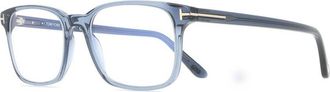 Tom Ford Blue Light Block Rectangular Mens Eyeglasses FT5831-B 090 51