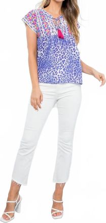 THML Clothing About Last Night Embroidered Top-Thml In Purple Multi