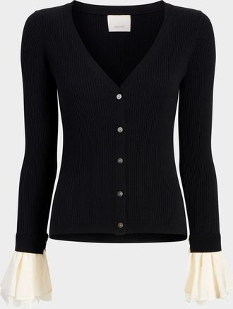 Cinq &agrave; Sept Bernadette Ribbed Cardigan