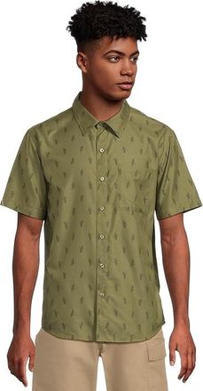 Marmot AirExchange Novelty Short Sleeve Shirt Mens Clothing Olive Grove Leaf : LG, Polyester