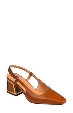 Ninety Union Blake Slingback Pump in Cognac at Nordstrom Rack, Size 12