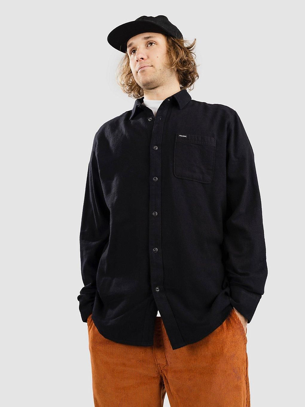 Volcom Chemise tissée à manches courtes pour homme avec boutonnière, Mousse d'hiver, S