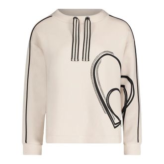 Betty Barclay Dames, Sweatshirts & Hoodies, Wit, Maat: 3XL