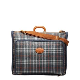 Burberry Pre-owned Weekend Bags, unisex, Blue, Size: ONE SIZE Pre-owned Plastic Weekend Bag