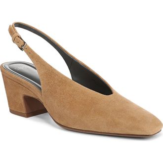 Franco Sarto Sutton Slingback Pump in Warm Camel at Nordstrom Rack, Size 9