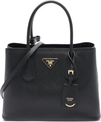 Prada Borsa tote in pelle Saffiano anni 2020 - Nero